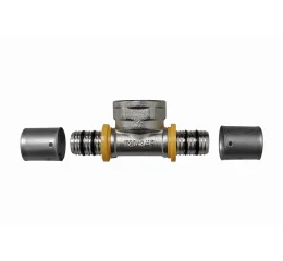 Tê com Saída Rosca Fêmea – Multicamada Gás